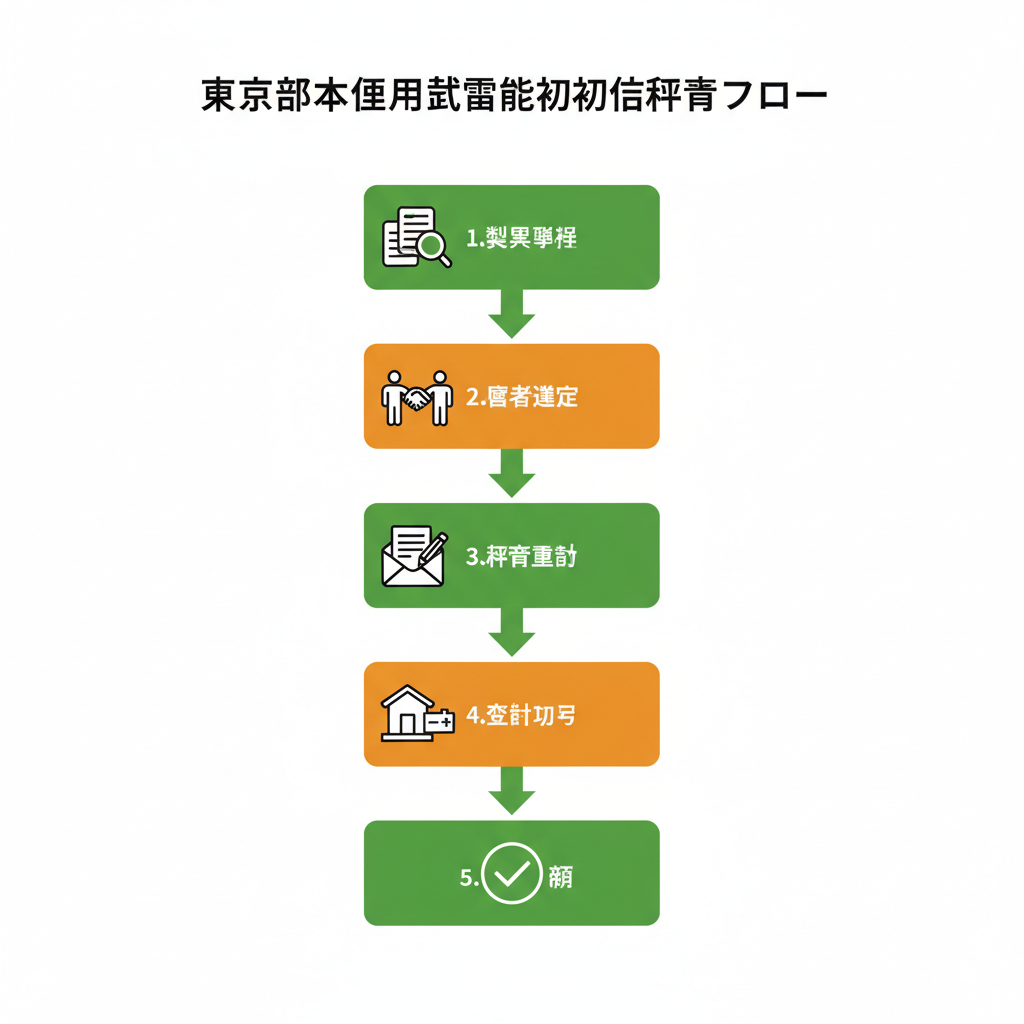 補助金申請フロー図