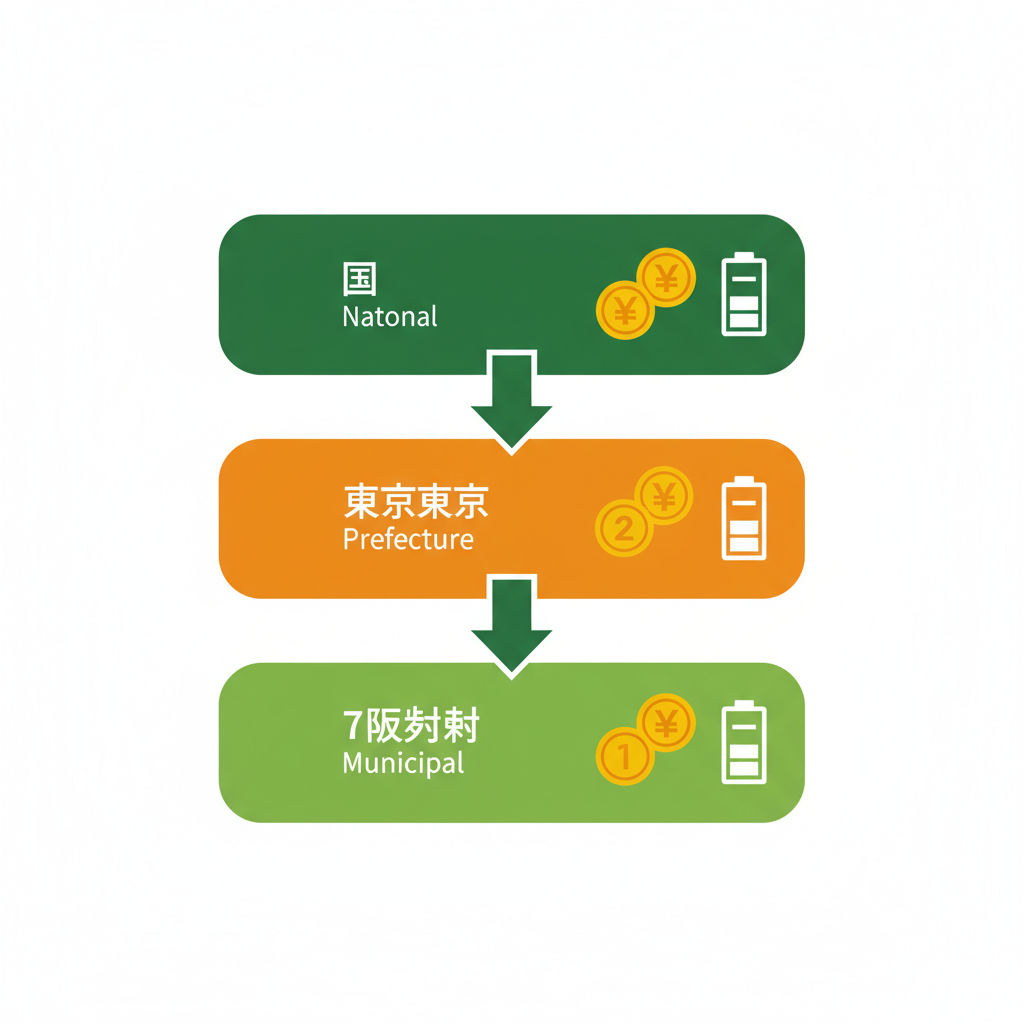 補助金重ね取りイメージ図