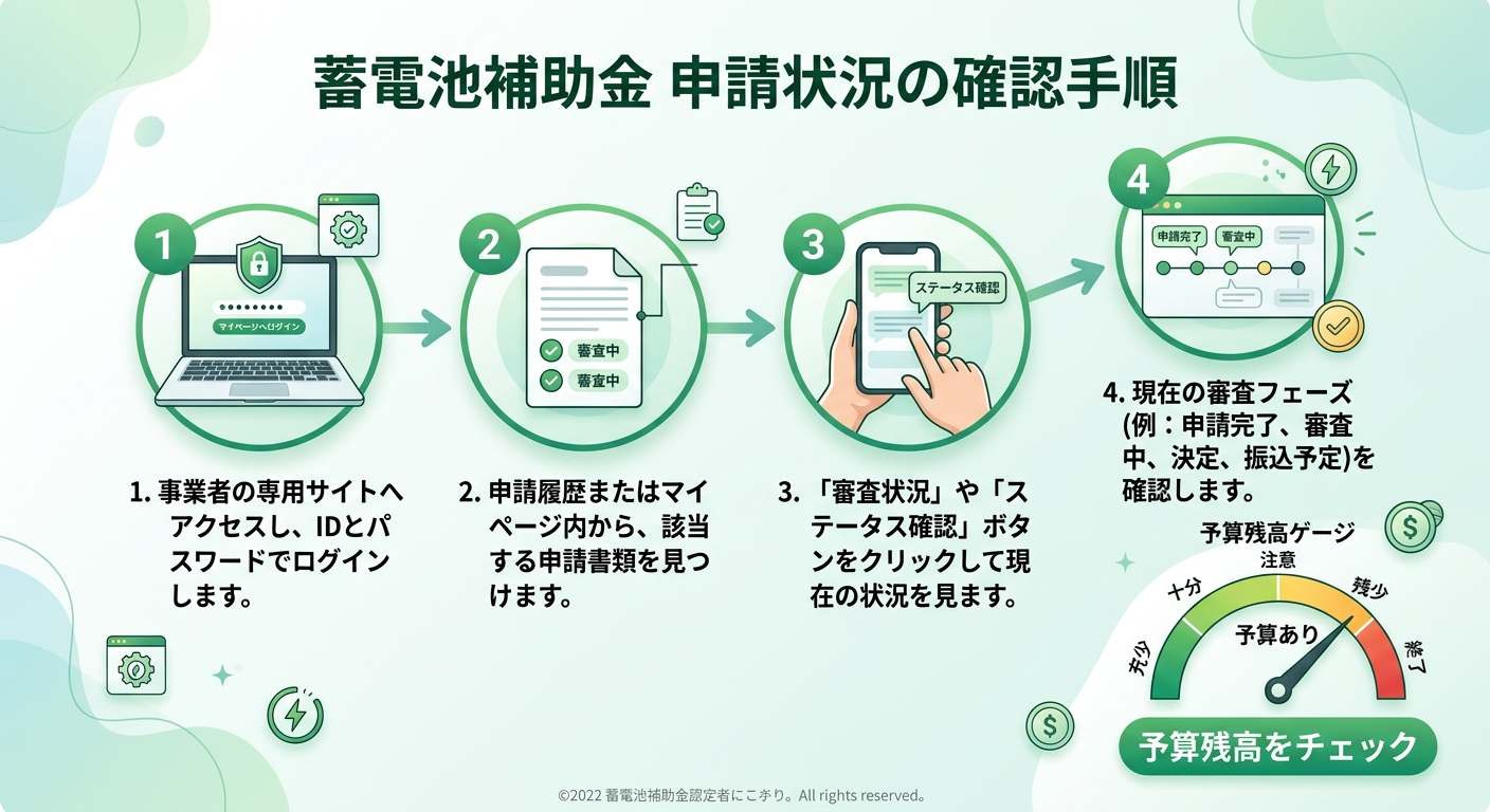 蓄電池補助金の申請状況2026｜残り予算と締切はいつ？受付状況の確認方法まとめ